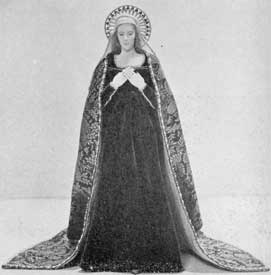 Illustration III: A Madonna by Mrs. Heiser: Here the artistic beauty of a modern portrait doll is shown. Illustration III: A Madonna by Mrs. Heiser: Here the artistic beauty of a modern portrait doll is shown.