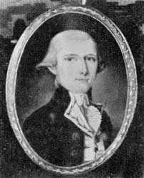 Miniature as a Brooch: Tobias Lear, while a Harvard sophomore in 1781, posed for this likeness of himself. Mounted in a gold frame, he presented it to his mother. As long as the lived, she always wore it. Miniature as a Brooch: Tobias Lear, while a Harvard sophomore in 1781, posed for this likeness of himself. Mounted in a gold frame, he presented it to his mother. As long as the lived, she always wore it.