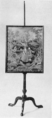 Revere's Firescreen: This mahogany piece of American Chippendale with needle-point panel once belonged to Paul Revere and is a fine example of Massachusetts cabinetmaking Revere's Firescreen: This mahogany piece of American Chippendale with needle-point panel once belonged to Paul Revere and is a fine example of Massachusetts cabinetmaking