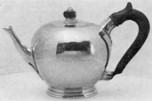 Teapot for Nicholas Sever: This bears the mark of John Burt and the inscription "Ex Dono Pupillorum, 1728." Teapot for Nicholas Sever: This bears the mark of John Burt and the inscription "Ex Dono Pupillorum, 1728."