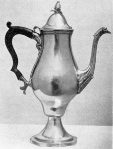 4. Coffee service bearing the touchmark of William Faris' son, Charles Faris (1761-1800). This is the only known silver that shows his touch. 4. Coffee service bearing the touchmark of William Faris' son, Charles Faris (1761-1800). This is the only known silver that shows his touch.