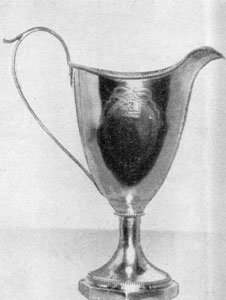 Coffee service bearing the touchmark of William Faris' son, Charles Faris (1761-1800). This is the only known silver that shows his touch. Coffee service bearing the touchmark of William Faris' son, Charles Faris (1761-1800). This is the only known silver that shows his touch.