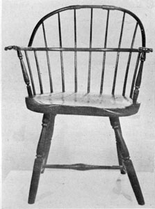 A Farm-Made Windsor: It was made in New Hampshire about 1800-1815. The turned parts were bought at the local general store, the rest fashioned at home. A Farm-Made Windsor: It was made in New Hampshire about 1800-1815. The turned parts were bought at the local general store, the rest fashioned at home.