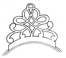 In the sixth type, made by Myer Myers (1723-1795), the handle and its graceful scrollwork design become one and the same. In the sixth type, made by Myer Myers (1723-1795), the handle and its graceful scrollwork design become one and the same.