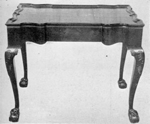 A John Goddard Block-Front Table: Made at Newport, Rhode Island, this mahogany piece has all of the characteristics of the block-front pieces made there by both Goddard and Townsend. In design, it is identical with other documented tables Goddard made originally for members of the Brown family, for whom he also executed superb block-front secretaries. A John Goddard Block-Front Table: Made at Newport, Rhode Island, this mahogany piece has all of the characteristics of the block-front pieces made there by both Goddard and Townsend. In design, it is identical with other documented tables Goddard made originally for members of the Brown family, for whom he also executed superb block-front secretaries.