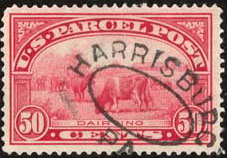 The Parcel Post Stamps - Designs of 1913, The Parcel Post and the Parcel Post Postage Due stamps were printed by the Bureau of Engraving & Printing using 180 subject flat plates on single-line watermarked paper and were perforated 12. The sheets were cut into four panes of 45 stamps before delivery to Post Offices. The Parcel Post Stamps - Designs of 1913, The Parcel Post and the Parcel Post Postage Due stamps were printed by the Bureau of Engraving & Printing using 180 subject flat plates on single-line watermarked paper and were perforated 12. The sheets were cut into four panes of 45 stamps before delivery to Post Offices.
