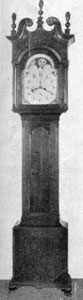 Jacob Bachman Tall Case Block: The movement was made by Christian and Daniel Forrer of Lampeter, 1754-1774 for whom Bachman made a number of clock cases. Jacob Bachman Tall Case Block: The movement was made by Christian and Daniel Forrer of Lampeter, 1754-1774 for whom Bachman made a number of clock cases.