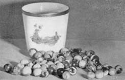 Various American-Made Marbles: The playing marbles in this group were made about thirty years ago and are among the first made here. Various American-Made Marbles: The playing marbles in this group were made about thirty years ago and are among the first made here