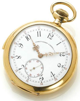 Patek Philippe. An 18k gold open face quarter repeating pocket watch retailed by Bailey, Banks & Biddle Co. 1930s. Patek Philippe. An 18k gold open face quarter repeating pocket watch retailed by Bailey, Banks & Biddle Co. 1930s.