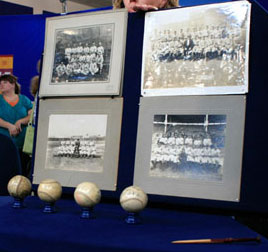 This baseball collection, appraised by Mike Gutierrez, Consignment Director at Heritage Auction Galleries, included original photos and baseballs signed by Babe Ruth, Lou Gehrig, Ty Cobb, and Rogers Hornsby. The baseball collection, appraised by Mike Gutierrez, Consignment Director at Heritage Auctions, was given to its owner by his great-grandfather, who briefly played for the Cleveland Indians in the late 1910s. It includes original photos and baseballs signed by Babe Ruth, Lou Gehrig, Ty Cobb, Rogers Hornsby.
