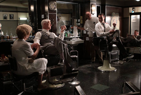 Roger Sterling (John Slattery) and Don Draper (Jon Hamm) in Episode 6. Roger Sterling (John Slattery) and Don Draper (Jon Hamm) in Episode 6.
