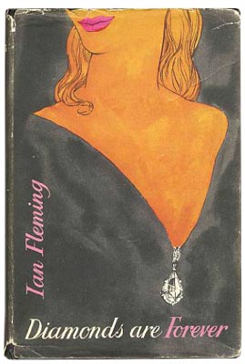 First editions of James Bond novels are highly prized, but this 1956 copy of "Diamonds Are Forever" also has a personalized inscription: "To Rica, who wrote it, from Ian Fleming." First editions of James Bond novels are highly prized, but this 1956 copy of "Diamonds Are Forever" also has a personalized inscription: "To Rica, who wrote it, from Ian Fleming."