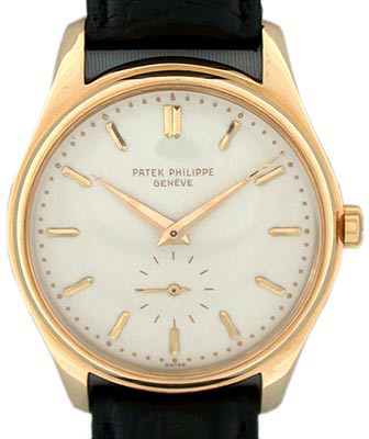 Patek Philippe's 18K gold reference 2526 from 1954 was the firm's first automatic wristwatch—only 580 were produced. Patek Philippe's 18K gold reference 2526 from 1954 was the firm's first automatic wristwatch—only 580 were produced.