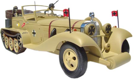 Fred Mellini built this Rommel's Rod, with its skeleton driver and passenger, from a clean, 1969 kit.