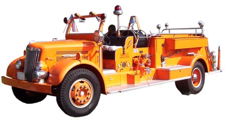 This 1941 750 gallons-per-minute (GPM) pumper from Seaside, California has a White Truck Co. chassis and a Van Pelt Fire Apparatus body. This 1941 750 gallons-per-minute (GPM) pumper from Seaside, California has a White Truck Co. chassis and a Van Pelt Fire Apparatus body.