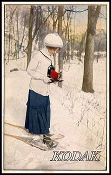 Kodak published pocket catalogs between 1914 and 1926. Women were portrayed as active photographers.