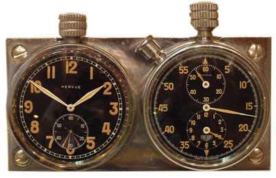 This early Hervue Pair is said to have been used for many years in the control tower of the Geneva airport. Early Hervue Pair (RMP6) -- said to have been used for many years in the control tower of the Geneva airport.