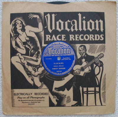 All of bluesman Robert Johnson's 78s, such as this 1937 copy of "32-20 Blues," are rare and precious. All of bluesman Robert Johnson's 78s, such as this 1937 copy of "32-20 Blues," are rare and precious.