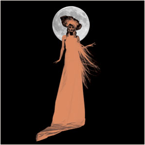 Karen Elson's "The Ghost Who Walks" LP was produced in an edition of 300. The vinyl was peach colored and scented. Karen Elson's "The Ghost Who Walks" LP was produced in an edition of 300. The vinyl was peach colored and scented.