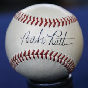 On a recent episode of "Antiques Roadshow," Dunbar appraised this baseball signed by Babe Ruth for $30,000 to $40,000. On a recent episode of "Antiques Roadshow," Dunbar appraised this baseball signed by Babe Ruth for $30,000 to $40,000.