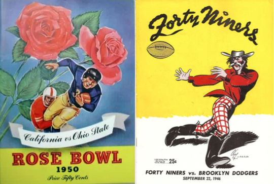 Football Tough Guys, Illustrated Mid-Century