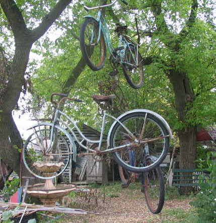 One particularly memorable episode from season two included a visit with Hippie Tom, who owned so many bicycles he hung them from the trees like works of art. One particularly memorable episode from season two included a visit with Hippie Tom, who owned so many bicycles he hung them from the trees like works of art.