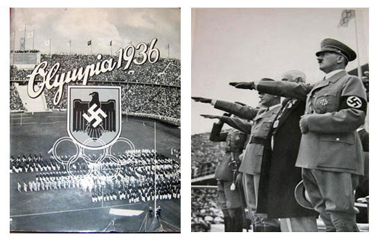 bookandphoto 4. Much to Adolf Hitler's dismay, an African-American sprinter named Jesse Owens won four gold medals at the Berlin Olympics in 1936.