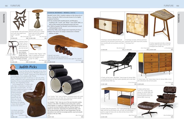 Furniture page A page on Mid-Century Modern furniture from "Miller’s Antiques Handbook & Price Guide 2012-2013," now on sale.