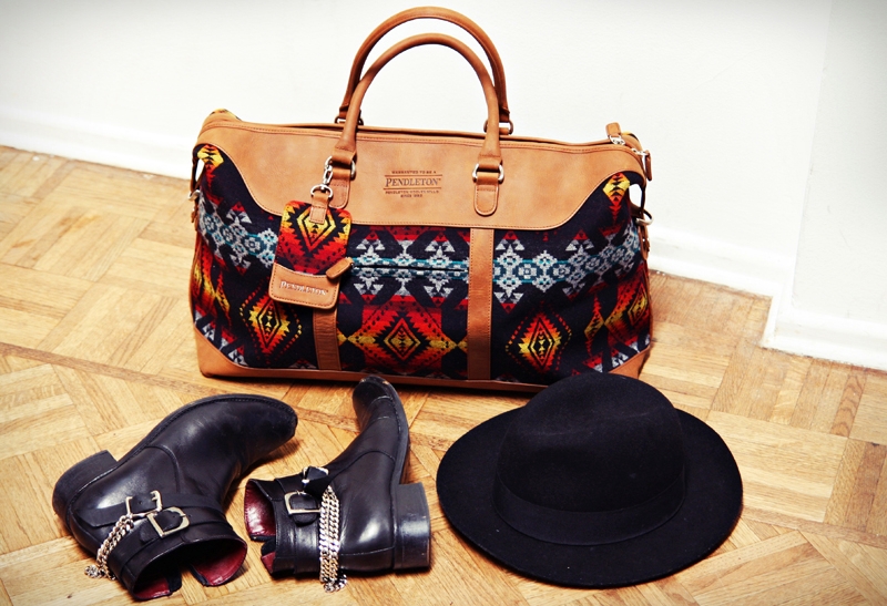 Pendleton bag This Pendleton travel bag sells for $180 at Urban Outfitters, a clothing retailer that has recently enraged Native American bloggers with its own offensive "Navajo" line, which has now been renamed.