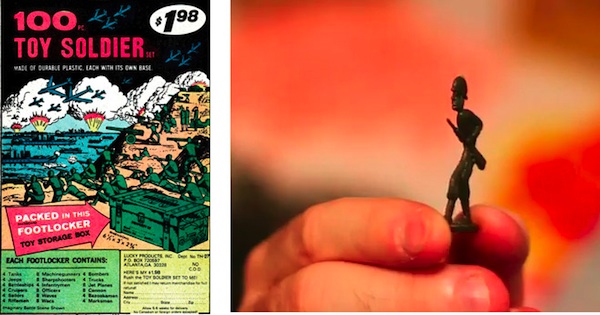 flatsoldier1 Unlike normal toy soliders, the soldiers sold in comic books fell flat. Images via "Mail-Order Mysteries"