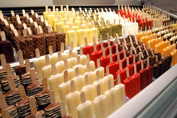 Popbar offerings The freezer case at New York's Popbar is an ice-pop lover's dream.