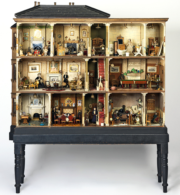 amymileshouse Miss Miles' House from 1890 is the only posh Victorian doll house in the Victoria and Albert Museum collection that belonged to an actual child.