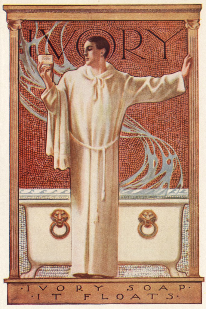 ivory soap 1922 This atypical Ivory Soap advertisement from 1922 featured a priest.