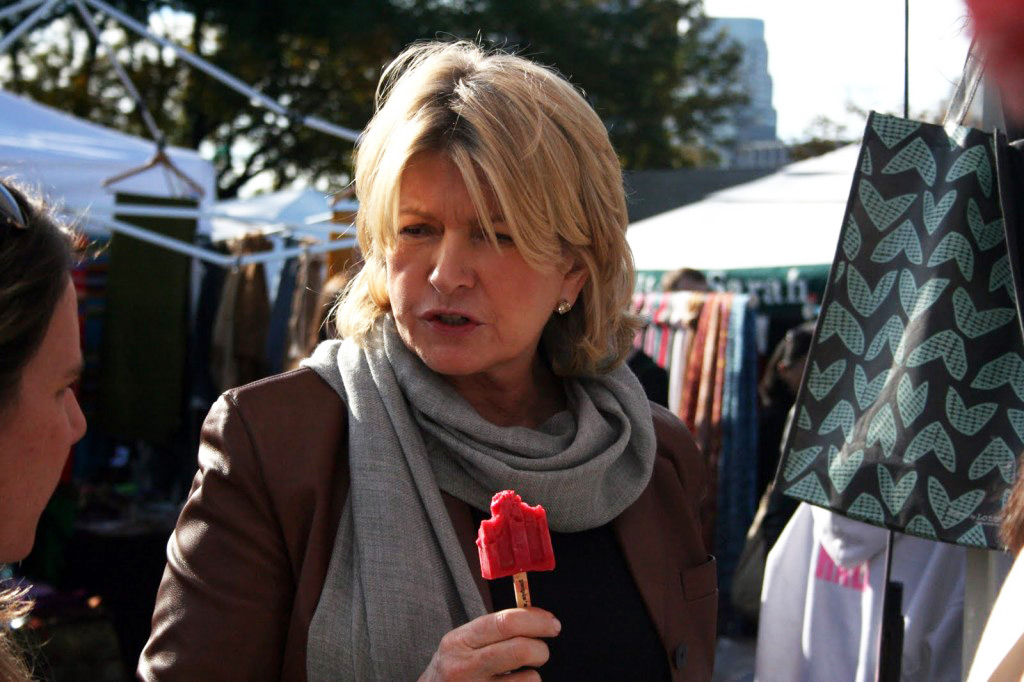 martha Martha Stewart is among the fans of People's Pops, which had to change its name from People's Popsicles due to pressure from Popsicle brand owner, Unilever.