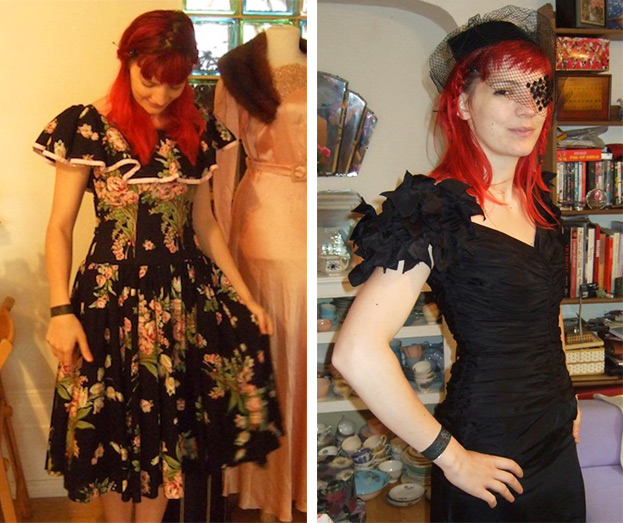 gabbyblackdresses Young tries out a wide range of looks, from country cutie to city sophisticate. Via Gabby Young's Style Blog.
