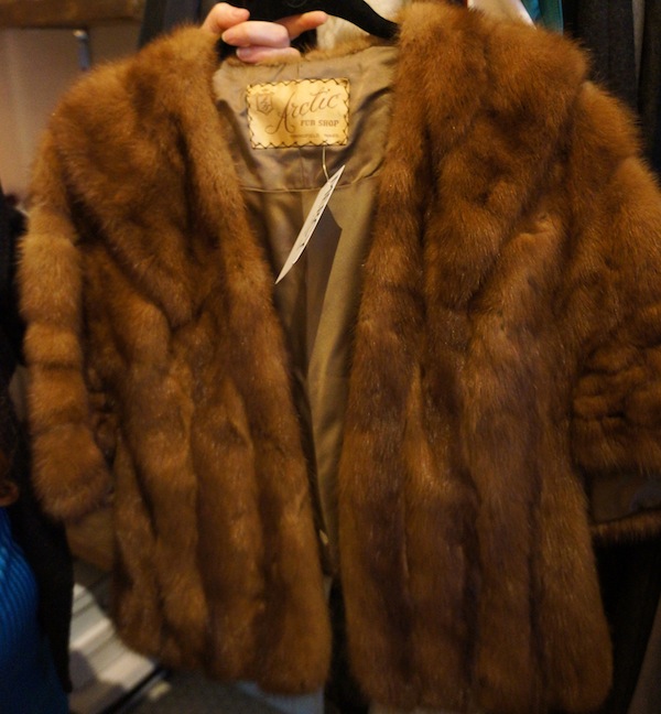 kim_arctic A pre-1959 fur shrug from the company that made Davy Crockett caps. Photo by Megan Bre Camp.