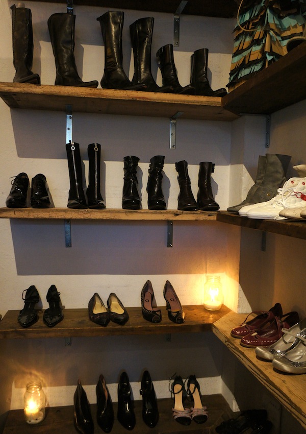 kim_boots Kim Gordon's footwear on display at Mercy Vintage Now. Photo by Megan Bre Camp.