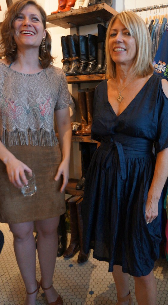 kim_kahn Elaine Kahn, a poet and a musician who's played with 50 Foot Women and Horse Bladder, lives with Kim Gordon and was her connection to Mercy Vintage Now. Photo by Megan Bre Camp.