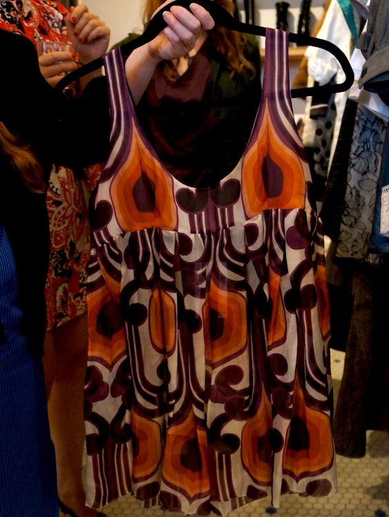 kim_miumiu_dress Gordon sported this Mod-looking Miu Miu baby-doll dress onstage at the 2005 ArthurFest. Photo by Megan Bre Camp.