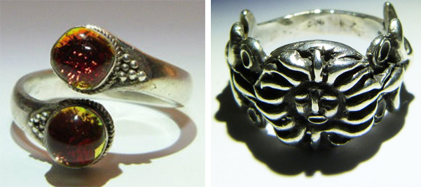 Rings The maker of these "demon rings" claims to be a practitioner of black magic who has imbued them with spirits known as "djinns," or genies.