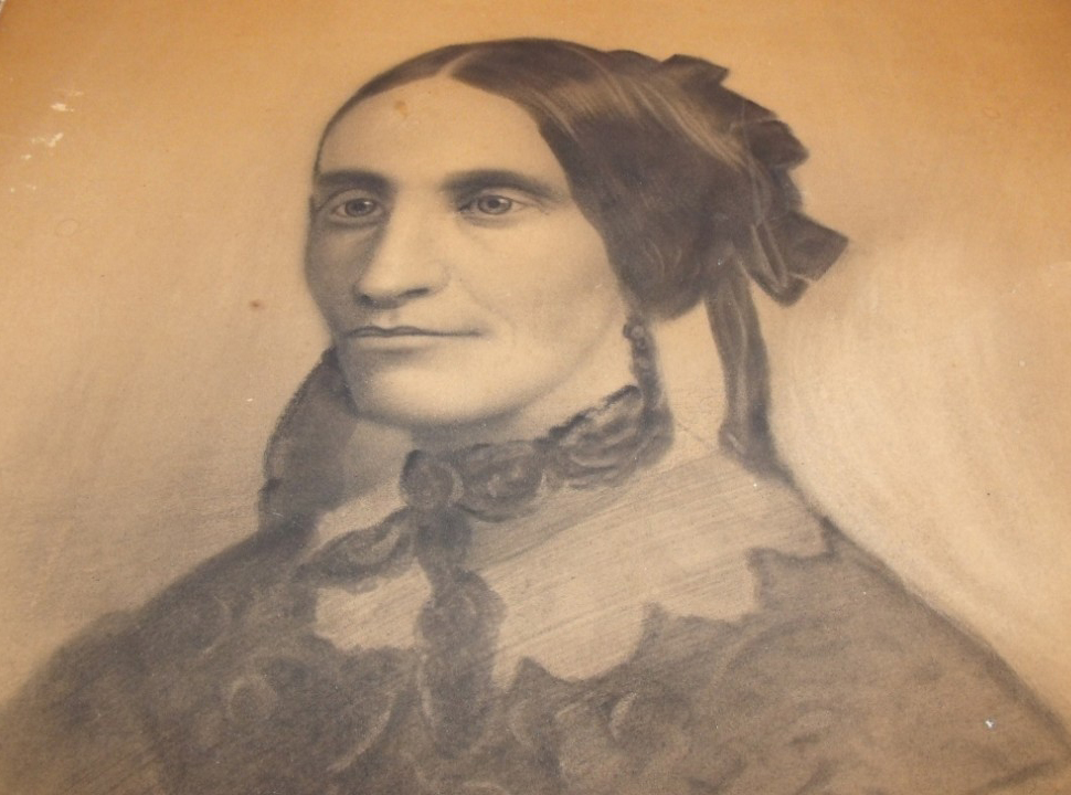 womanface This 1800s graphite drawing was found hidden behind a painting. The sellers say they purchased the painting when they were out picking and got creeped out. "We never wanted to leave a house so fast."