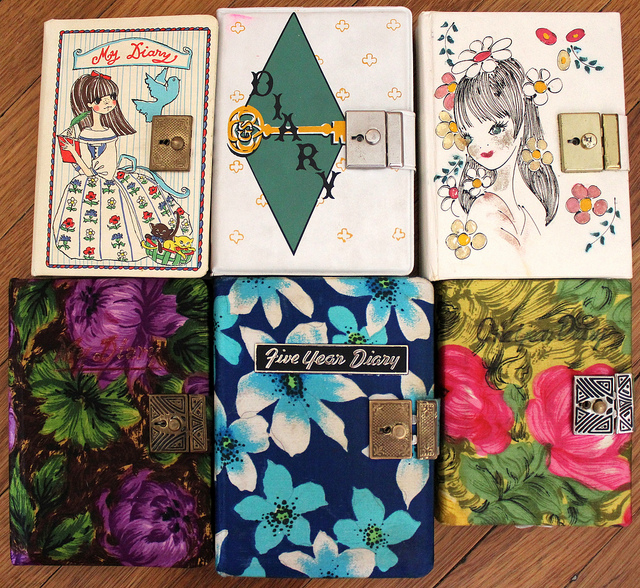 vintage diaries Tavi was thrilled to pore over hundreds of high-school keepsakes belonging to a Rookie contributor's mother, including these diaries.