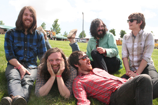 retromania_fleetfoxes The Fleet Foxes have the long hair, beards, and hippie harmonies of '60s and '70s folk rock. Credit: Sub Pop Records.