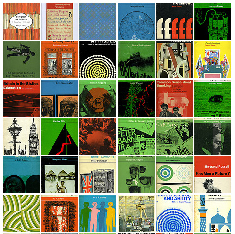 retromania_penguin Design blogs have a fetish for Penguin Books paperback covers from the '60s. Via Sleevage.com.