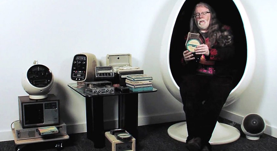 bucks2 Burnett shares a selection of historic audio formats at the Dallas museum.