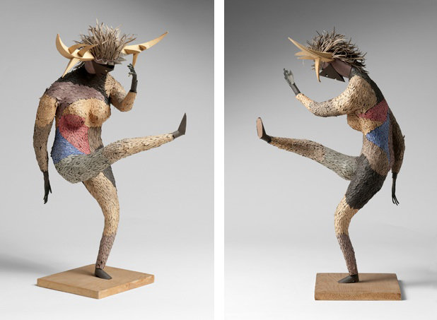 kickers Harper's construction-paper dancer. Photos by D. James Dee, from "Irving Harper Works in Paper."