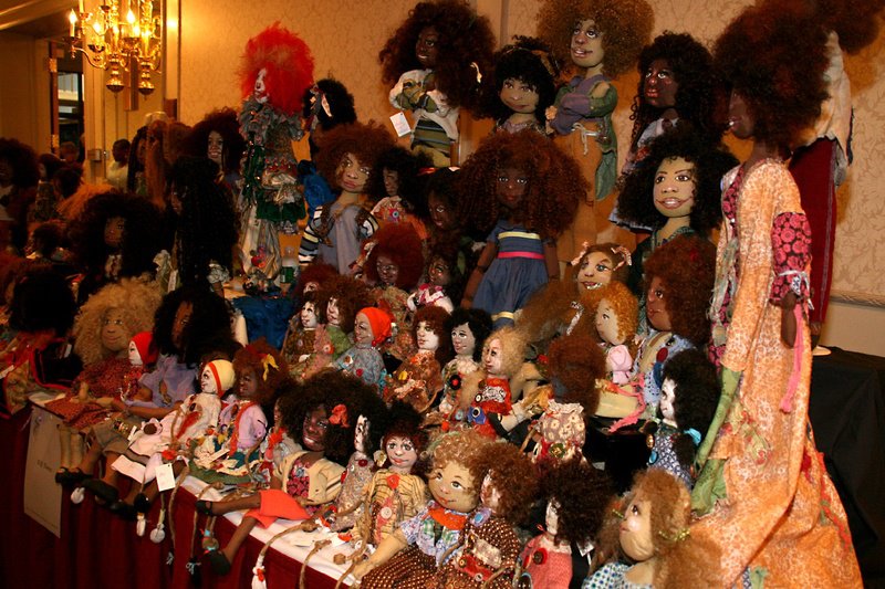 nationalblackdollmuseum A display at the National Black Doll Museum. Via the museum's Facebook page.