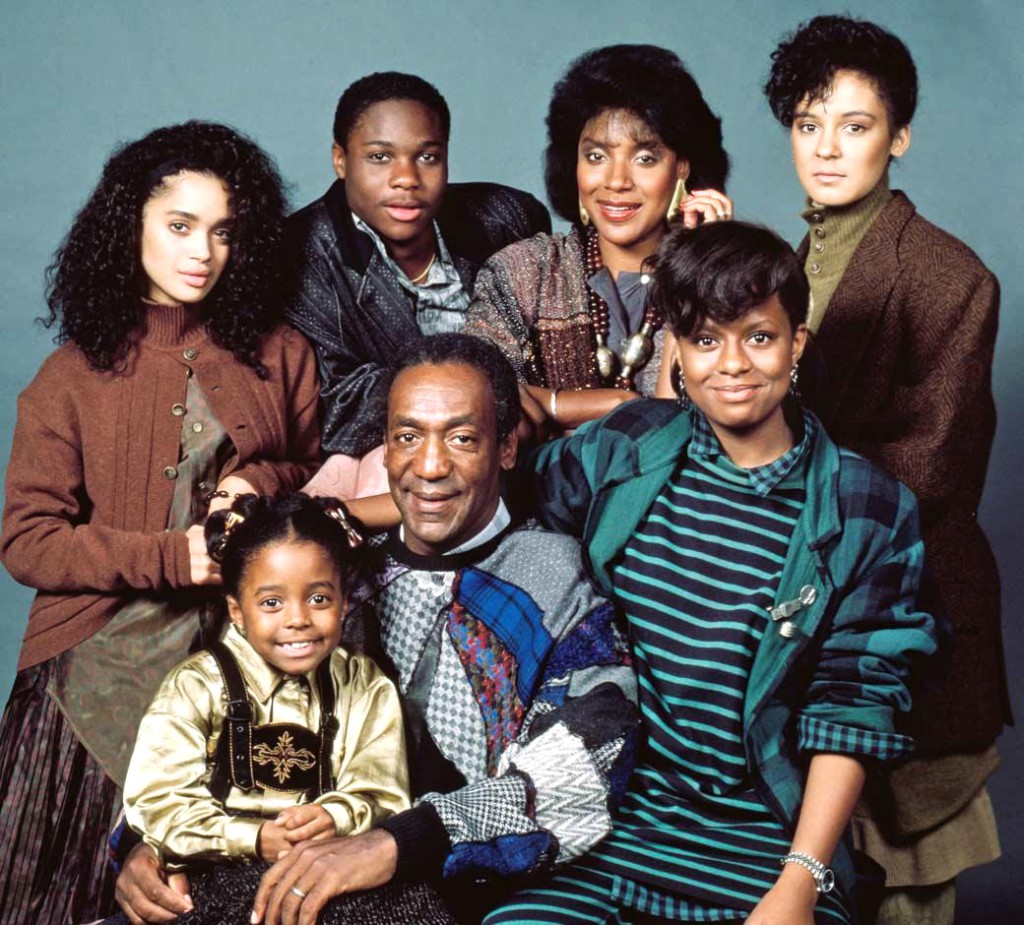 hug-(2) The entire cast of "The Cosby Show" circa 1986.