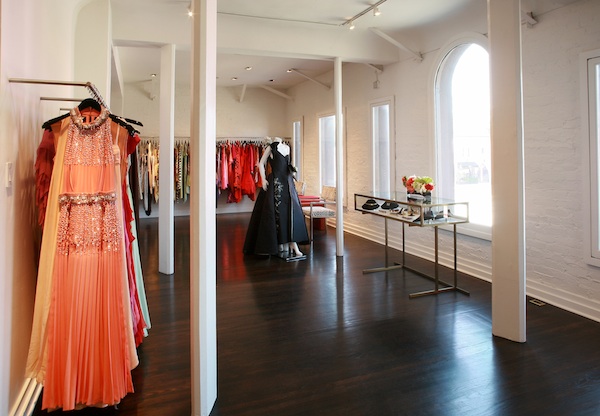 fashion_decades Inside Silver's high-end vintage section of Decades Inc. Via the "Dukes of Melrose" Facebook page.