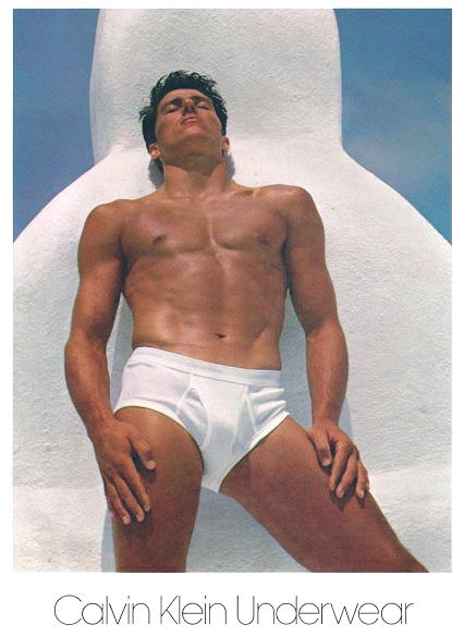 first calvin klein ad Calvin Klein's very first underwear campaign in 1982 featured pole vaulter Tom Hintaus as photographed by Bruce Weber.